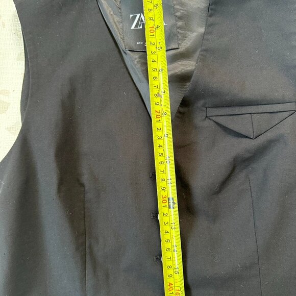 Zara Crop Vest Top Black - Size M - Picture 6 of 7